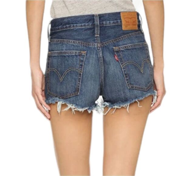 Levi's 501 Cutoff Jean Shorts - Picture 3 of 7